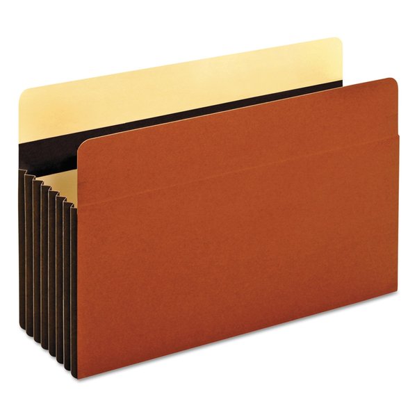 Pendaflex Heavy-Duty File Pockets, 7" Expansion, Legal Size, Redrope, PK5 15446HD